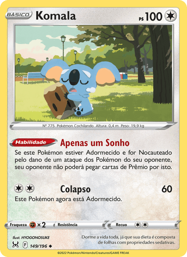 Komala, carta 149 de Origem Perdida