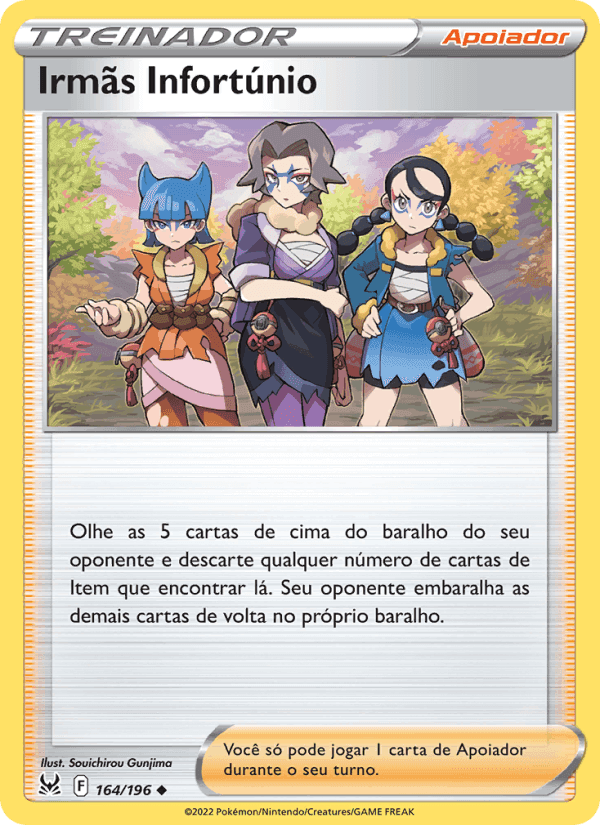 Irmãs Infortúnio, card 164 from Origem Perdida