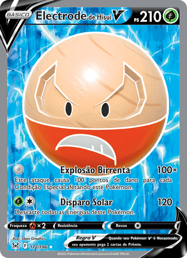 Electrode de Hisui V, carta 172 de Origem Perdida