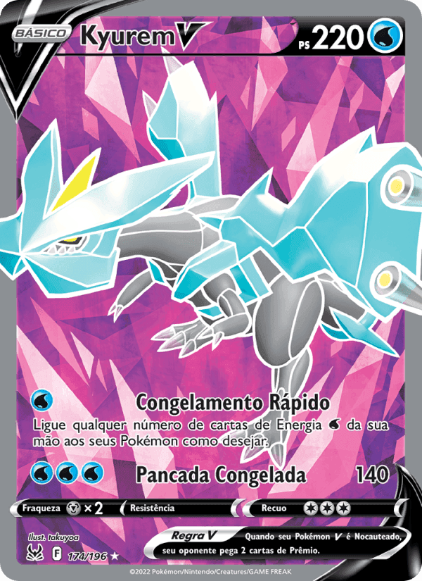 Kyurem V, carta 174 de Origem Perdida