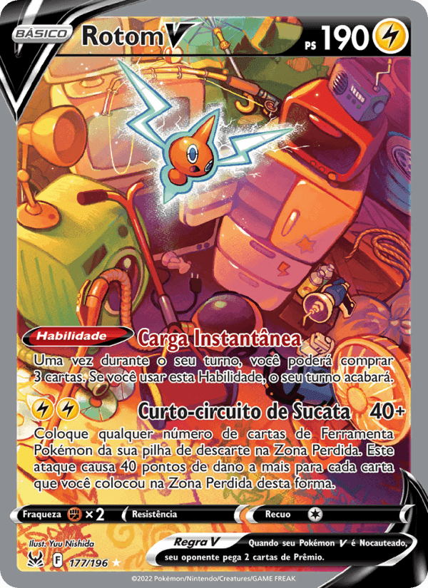 Rotom V, carta 177 de Origem Perdida