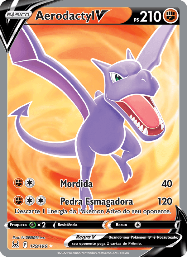 Aerodactyl V, carte 179 de Origem Perdida