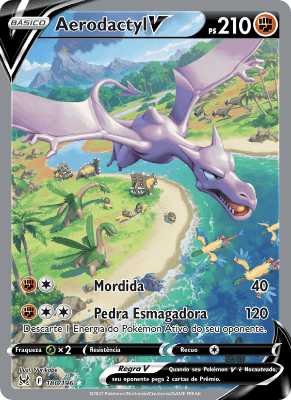 Aerodactyl V, carta 180 di Origem Perdida