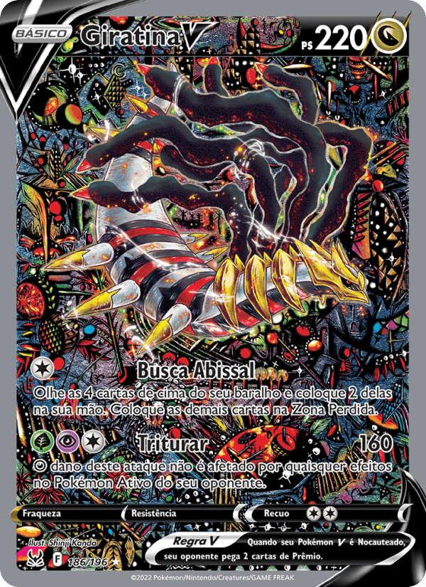 Giratina V, card 186 from Origem Perdida