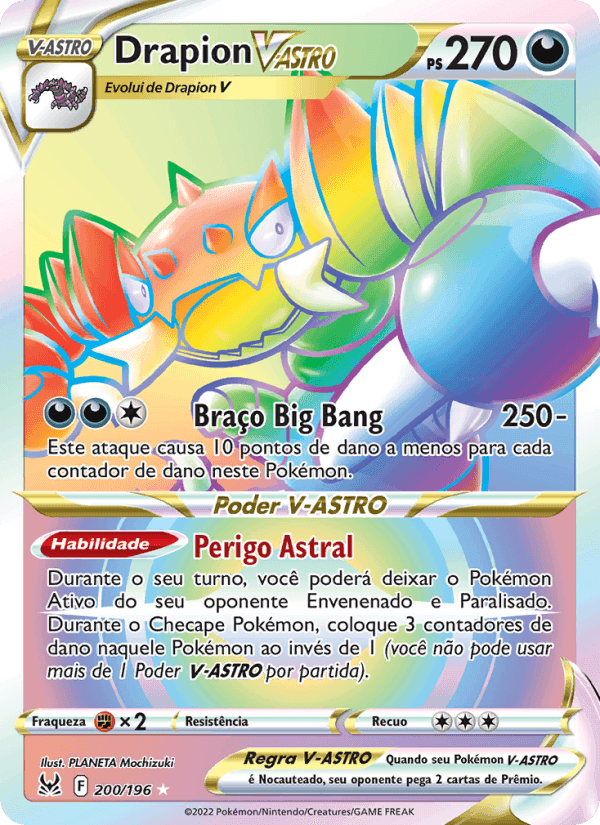 Drapion V-ASTRO, card 200 from Origem Perdida