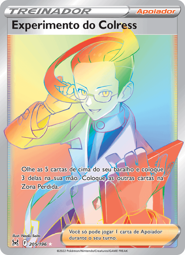 Experimento do Colress, carta 205 de Origem Perdida