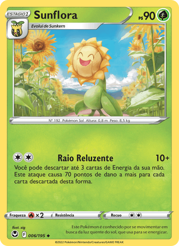 Sunflora, carte 006 de Tempestade Prateada