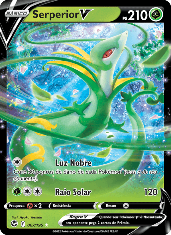 Serperior V, carte 007 de Tempestade Prateada