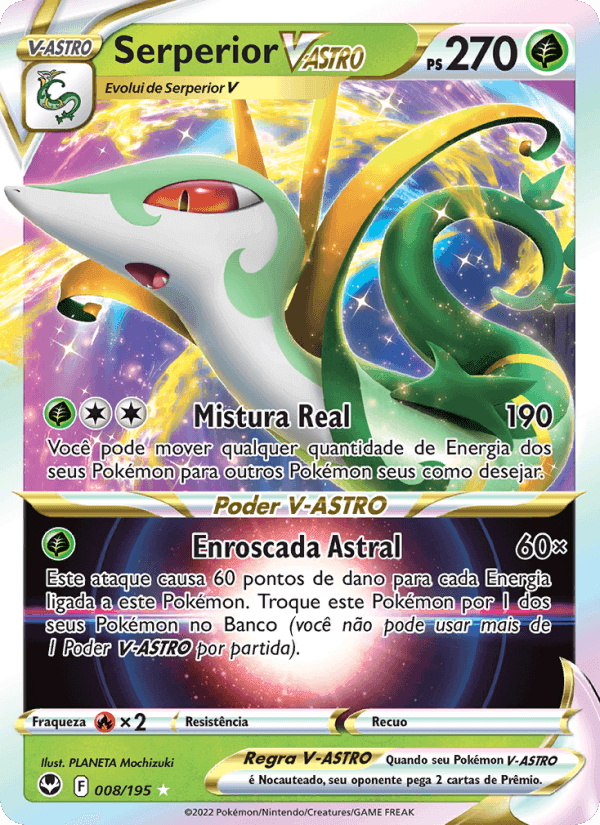 Serperior V-ASTRO, carta 008 di Tempestade Prateada