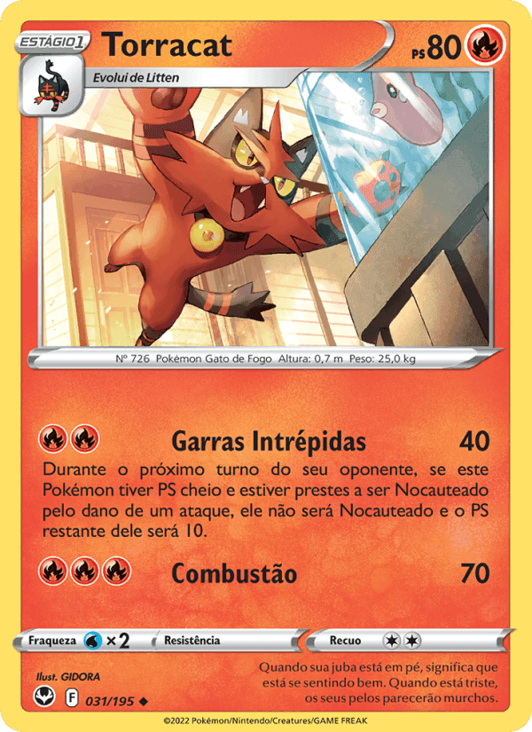 Torracat, carta 031 de Tempestade Prateada