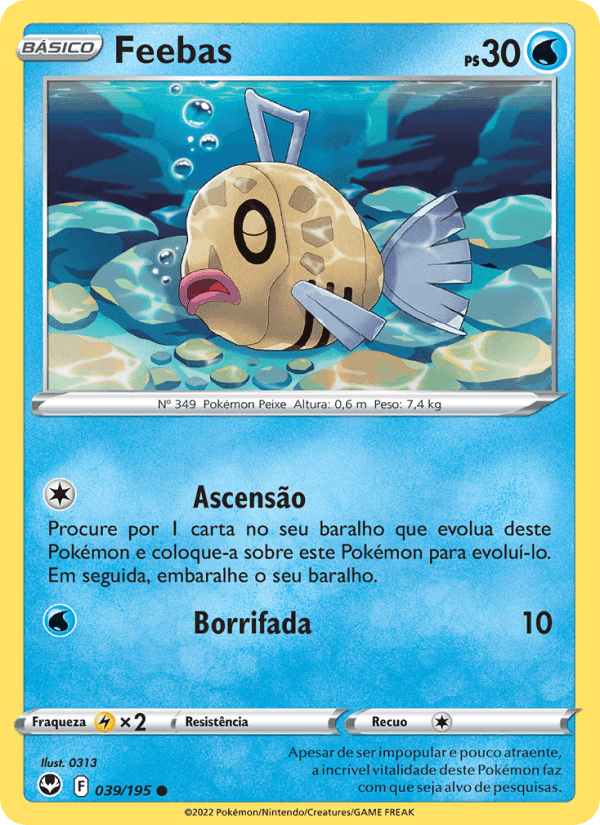 Feebas, carta 039 de Tempestade Prateada