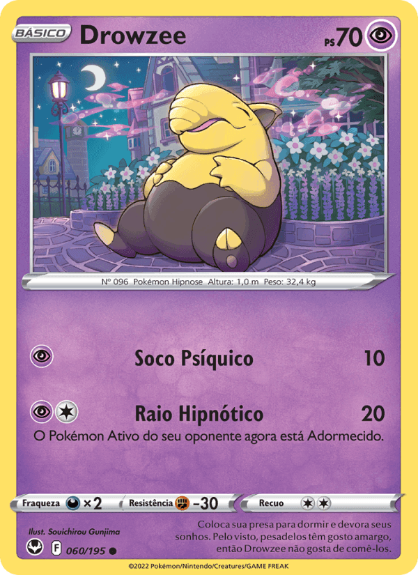 Drowzee, carta 060 de Tempestade Prateada