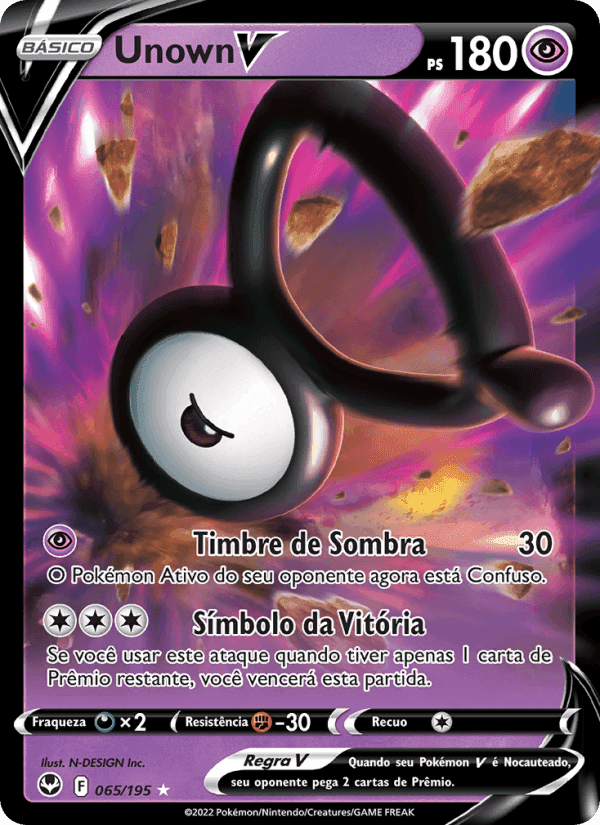 Unown V, carta 065 de Tempestade Prateada