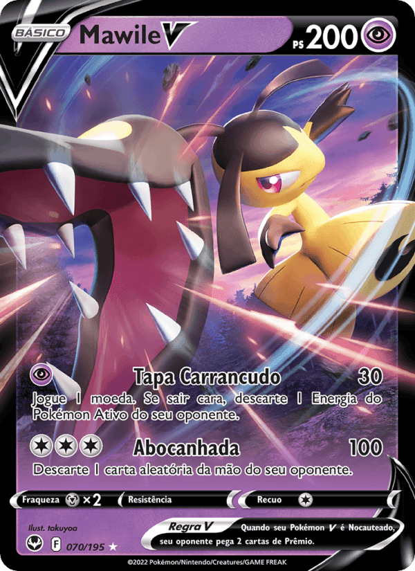Mawile V, carta 070 de Tempestade Prateada