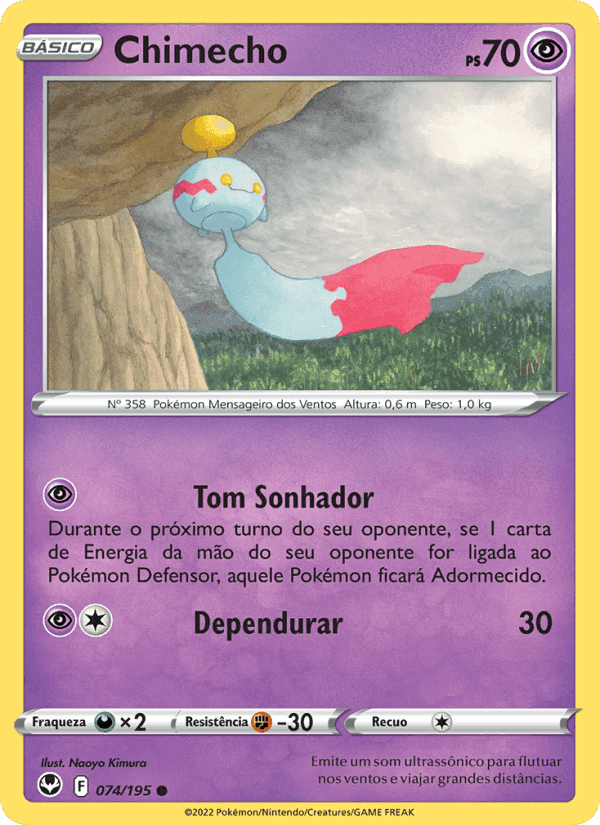 Chimecho, carta 074 de Tempestade Prateada