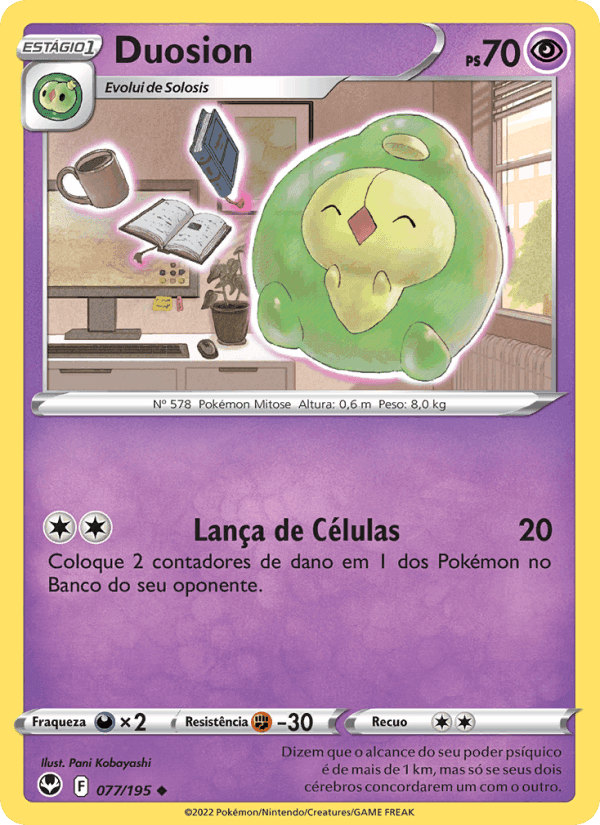 Duosion, card 077 from Tempestade Prateada