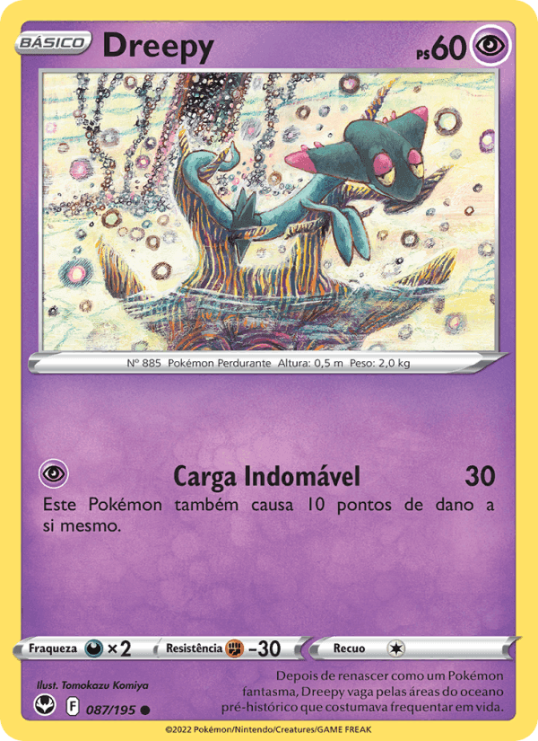 Dreepy, card 087 from Tempestade Prateada