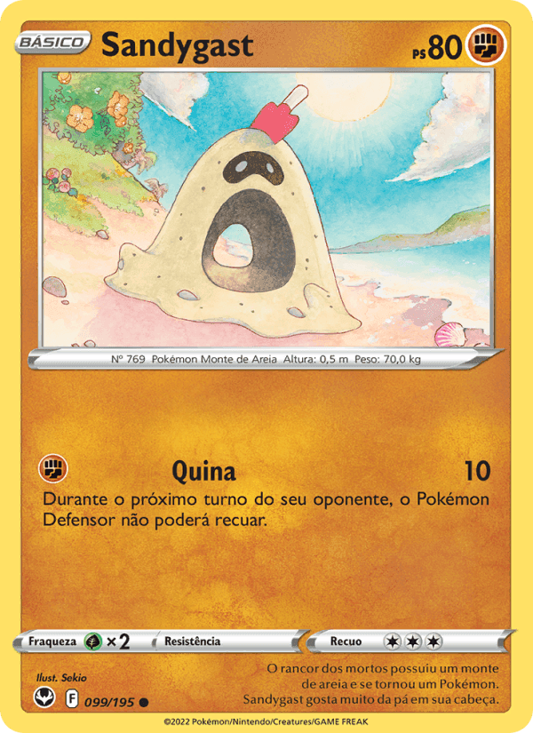 Sandygast, carta 099 de Tempestade Prateada