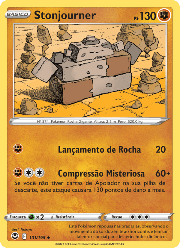 Stonjourner, carta 101 de Tempestade Prateada