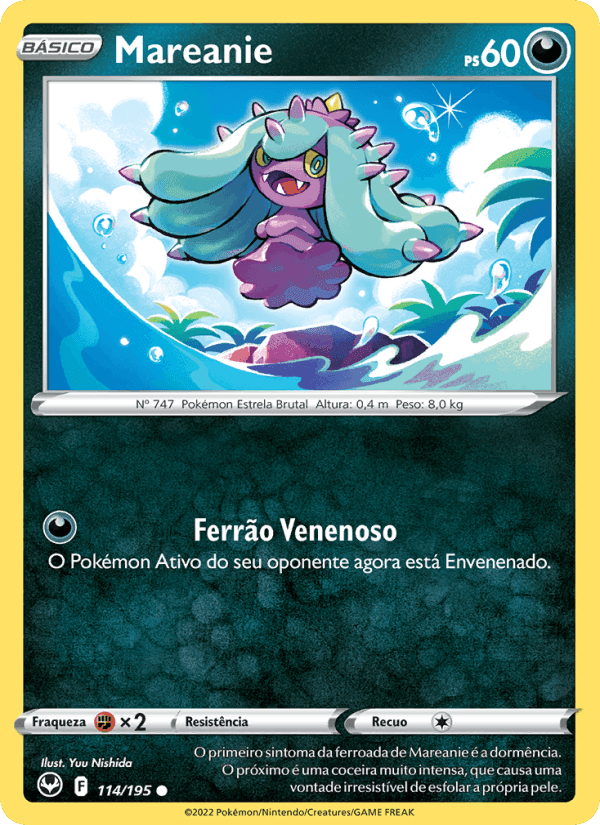 Mareanie, card 114 from Tempestade Prateada