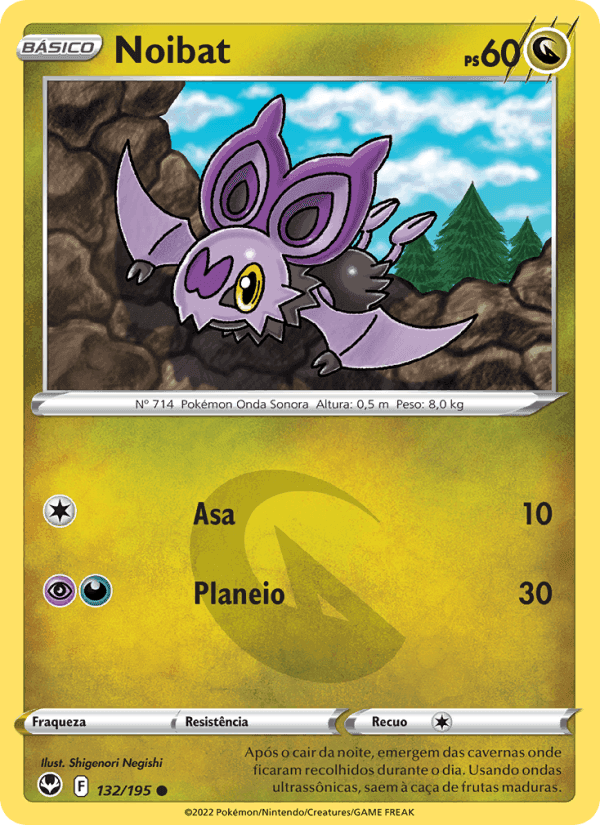 Noibat, card 132 from Tempestade Prateada