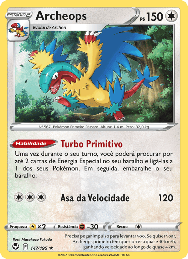 Archeops, carta 147 de Tempestade Prateada