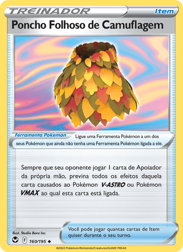 Poncho Folhoso de Camuflagem, card 160 from Tempestade Prateada