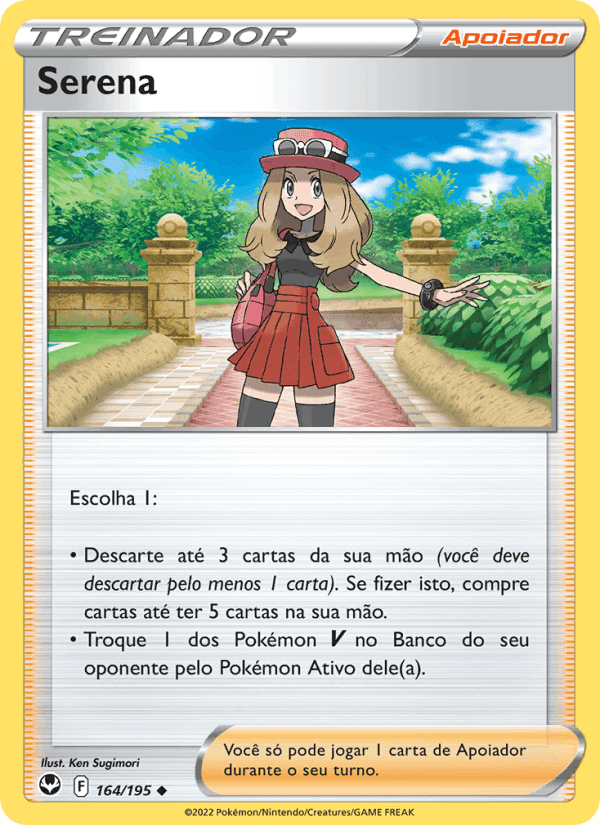 Serena, card 164 from Tempestade Prateada