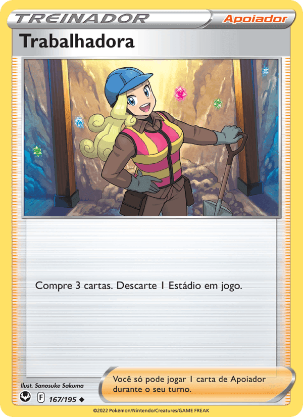 Trabalhadora, carta 167 de Tempestade Prateada
