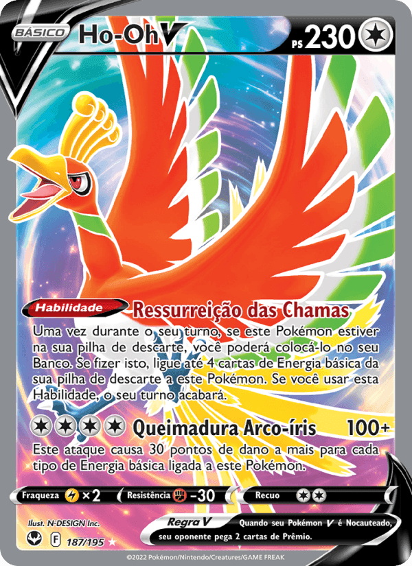 Ho-Oh V, carta 187 de Tempestade Prateada