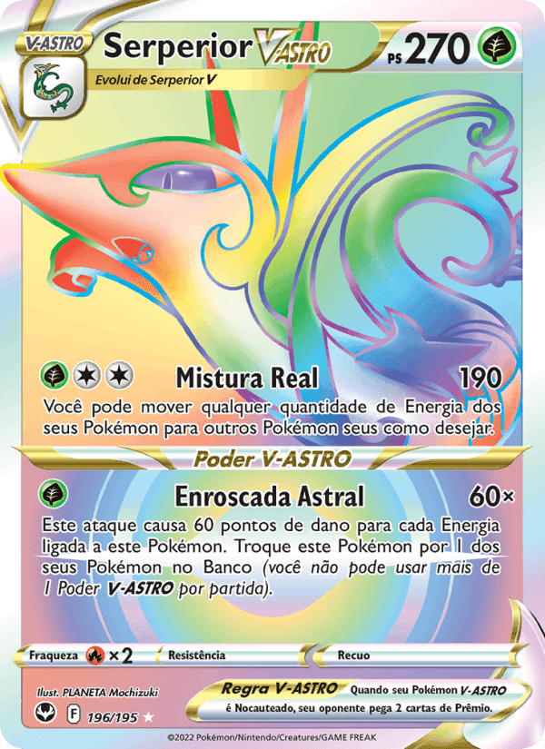 Serperior V-ASTRO, carta 196 de Tempestade Prateada