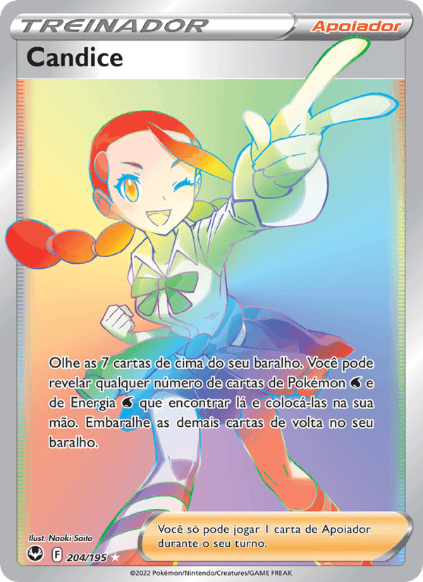 Candice, card 204 from Tempestade Prateada