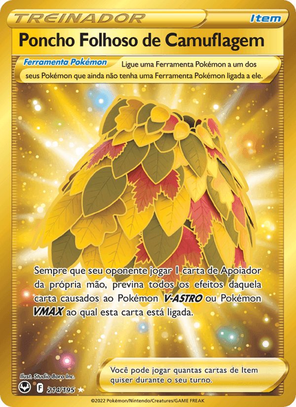 Poncho Folhoso de Camuflagem, card 214 from Tempestade Prateada