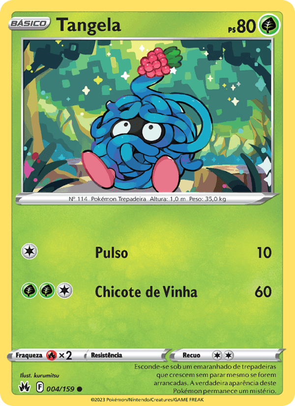 Tangela, carta 004 de Realeza Absoluta