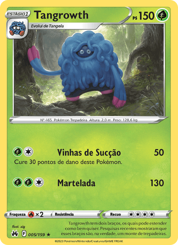Tangrowth, carta 005 de Realeza Absoluta