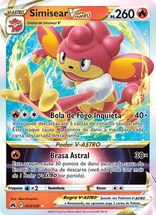 Simisear V-ASTRO, carta 023 de Realeza Absoluta