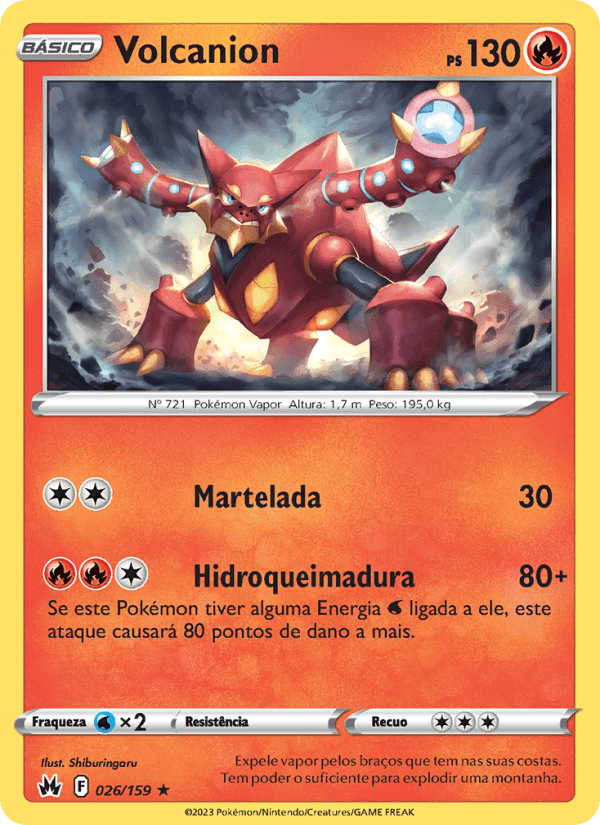 Volcanion, carta 026 de Realeza Absoluta