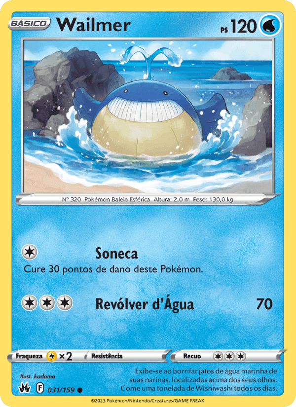 Wailmer, card 031 from Realeza Absoluta