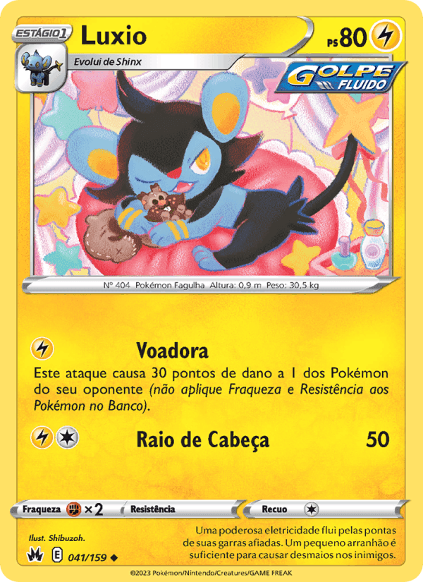 Luxio, carta 041 di Realeza Absoluta