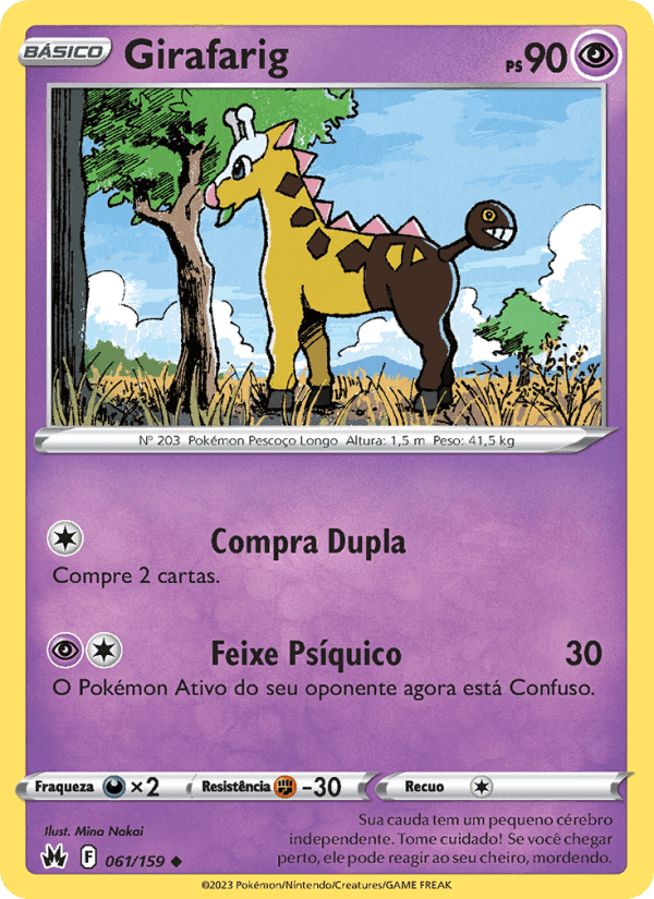 Girafarig, carta 061 de Realeza Absoluta