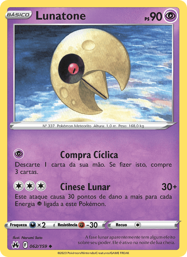 Lunatone, card 062 from Realeza Absoluta