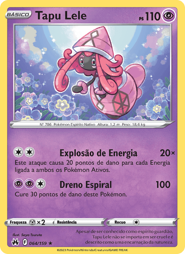Tapu Lele, card 064 from Realeza Absoluta