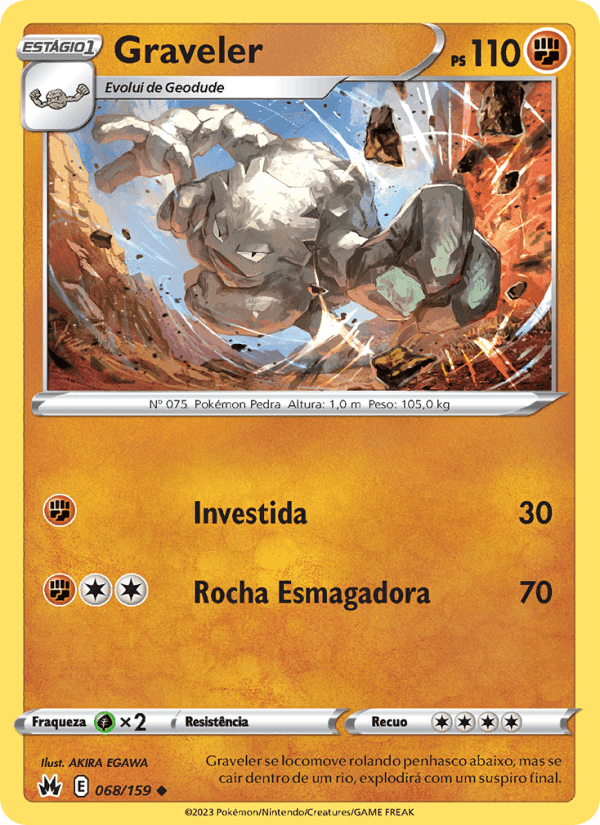 Graveler, carta 068 de Realeza Absoluta
