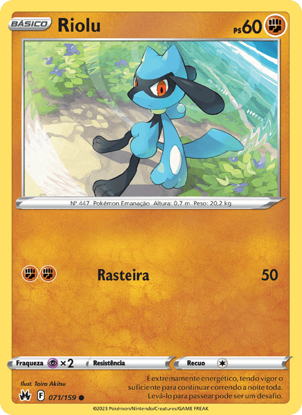 Riolu, carta 071 de Realeza Absoluta