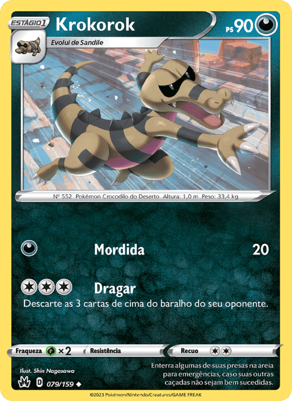 Krokorok, card 079 from Realeza Absoluta