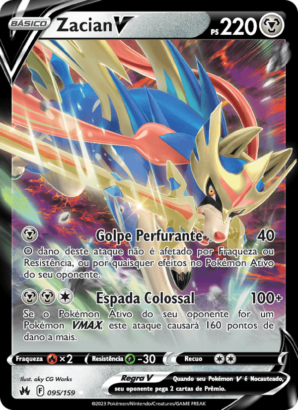 Zacian V, carta 095 de Realeza Absoluta