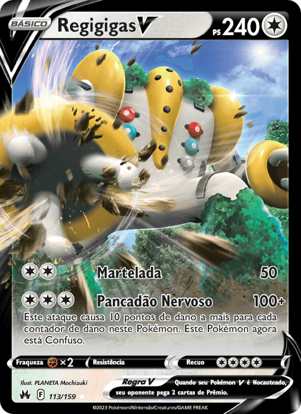 Regigigas V, card 113 from Realeza Absoluta