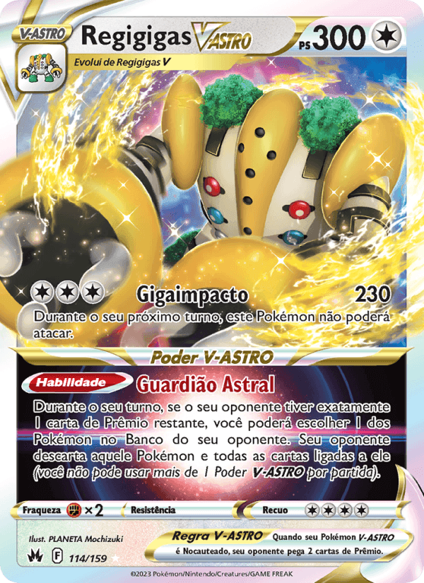 Regigigas V-ASTRO, carta 114 de Realeza Absoluta