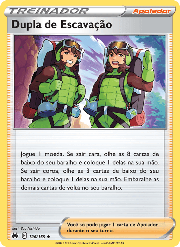 Dupla de Escavação, carta 126 de Realeza Absoluta