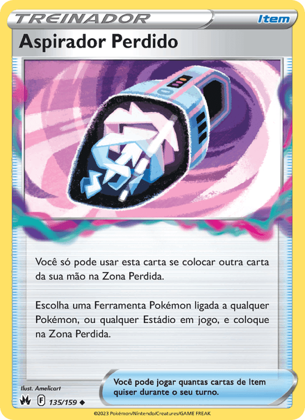 Aspirador Perdido, carte 135 de Realeza Absoluta